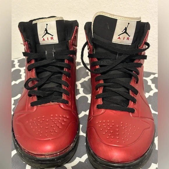 Jordan 1 Anodized Red Shoes